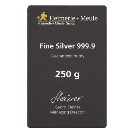 Heimerle + Meule 250 g Silver Bar